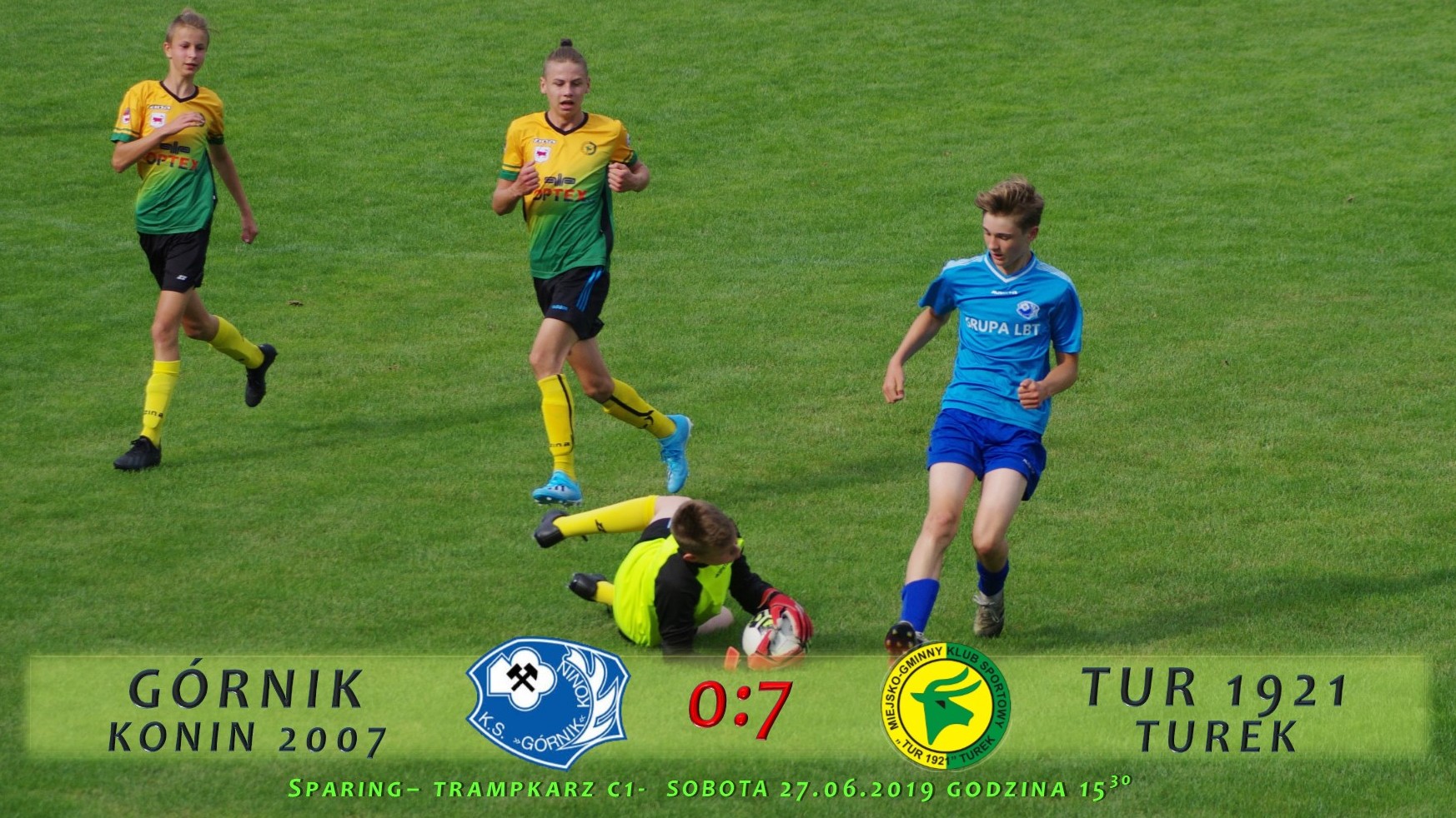 Górnik Konin 2007- Tur 1921 Turek 0:7, sparing C1