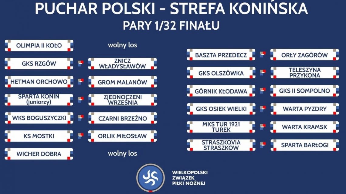Puchar Polski- strefa konińska 1/32