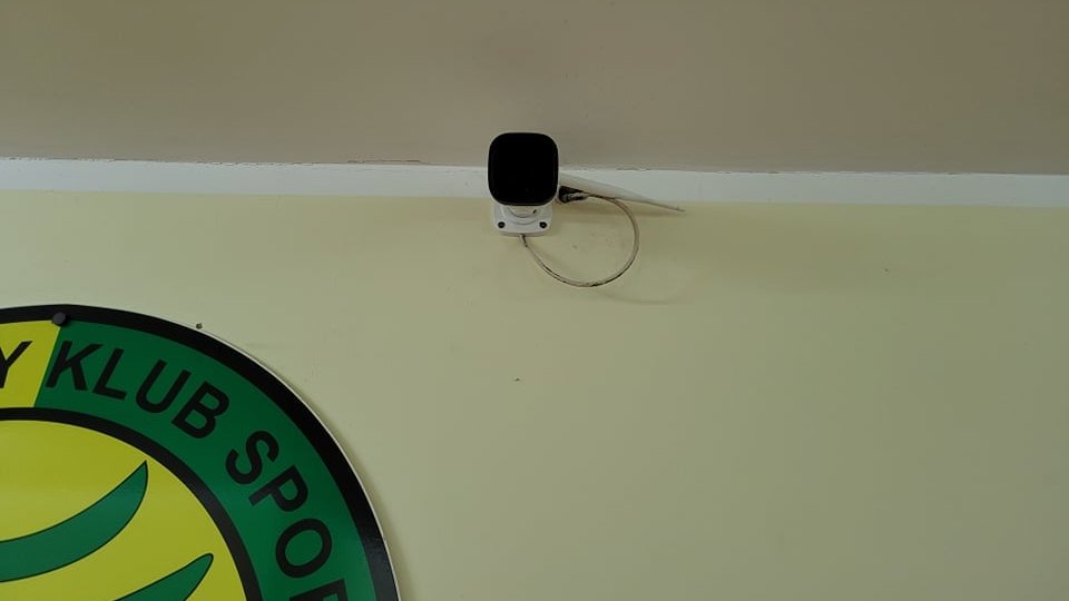 Monitoring w budynku klubu