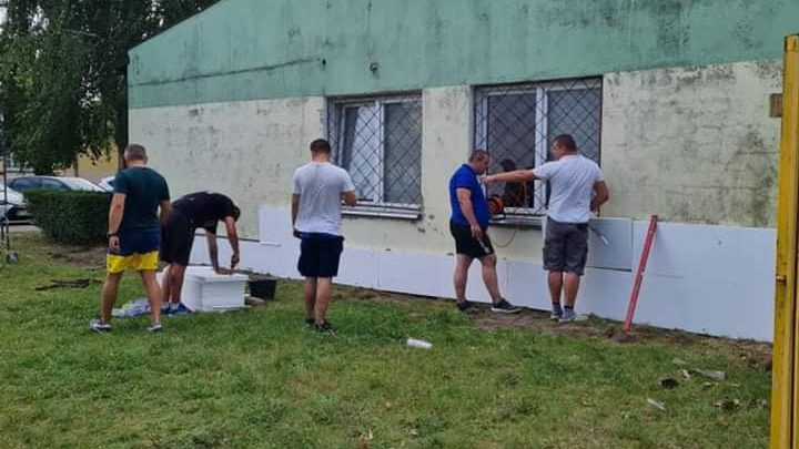Termoizolacja budynku klubu