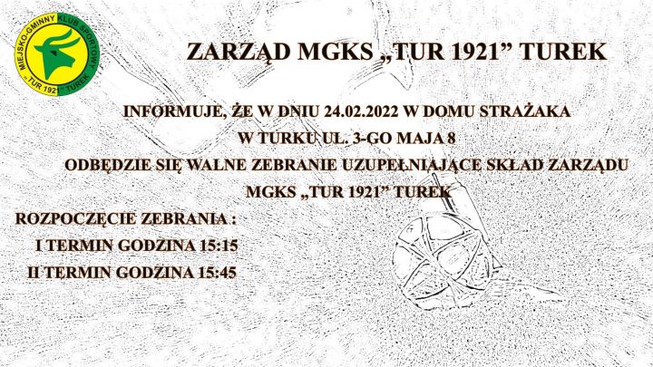 Walne Zebranie Wyborcze – uzupełniajace