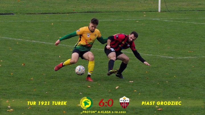 Tur 1921 Turek- Piast Grodziec 6:0, a-klasa