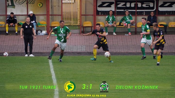 Tur 1921 Turek- Zieloni Koźminek 3:1, senior