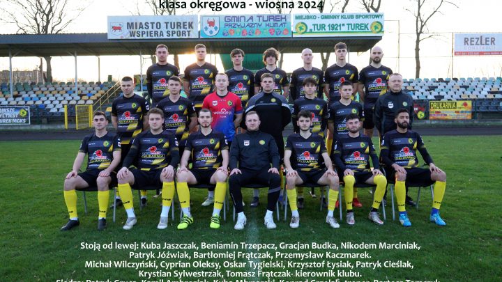 Kadra seniorów- klasa okręgowa -wiosna 2024