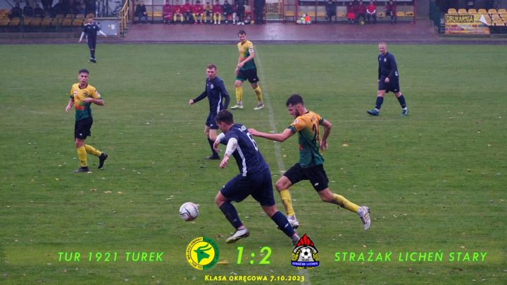 Skrót meczu Tur 1921 Turek- Strażak Licheń Stary 1:2- jesień 23