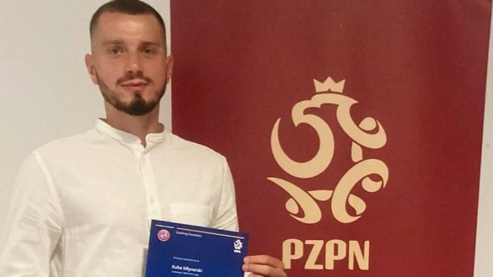 Kuba Młynarski z licencją UEFA B