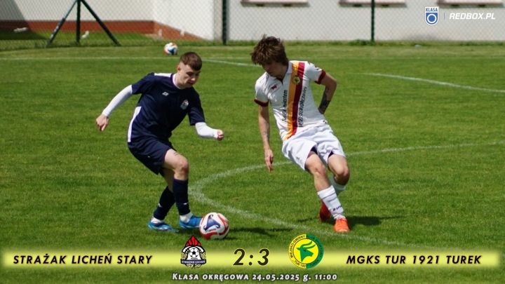 Strażak Licheń Stary- Tur 1921 Turek 2:3, senior