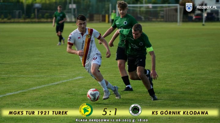 Tur 1921 Turek- Górnik Kłodawa 5:1, senior
