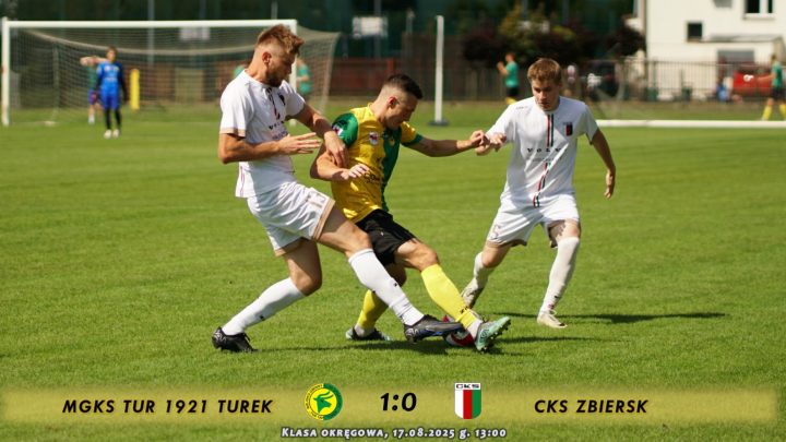 Tur 1921 Turek- CKS Zbiersk 1:0, klasa okręgowa