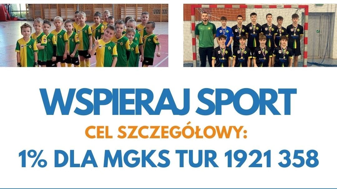 Przekaż 1,5% na MGKS „Tur 1921″