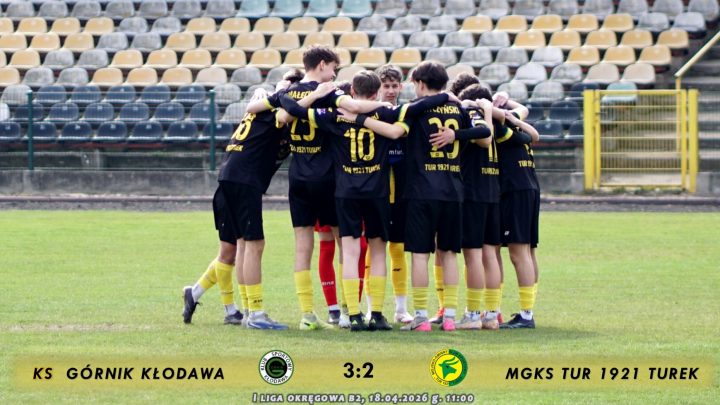 Górnik Kłodawa- Tur 1921 Turek 3:2,  b2