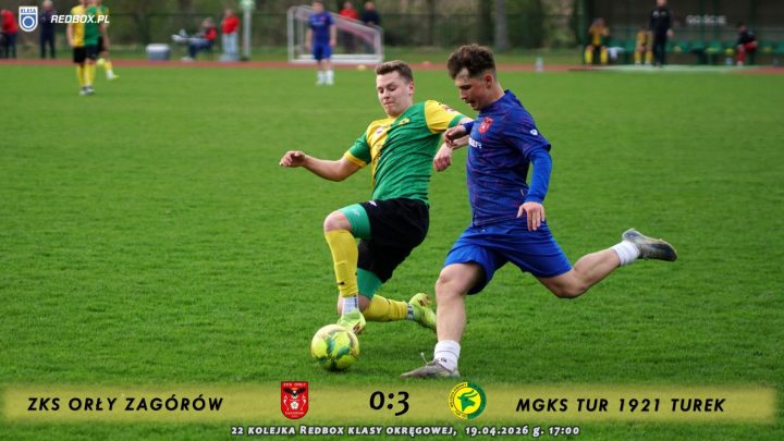 Orły Zagórów- Tur 1921 Turek 0:3