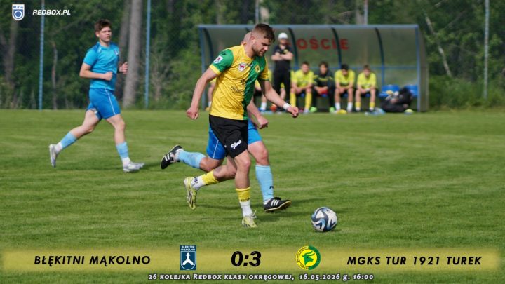 Błękitni Mąkolno- Tur 1921 Turek 0:3