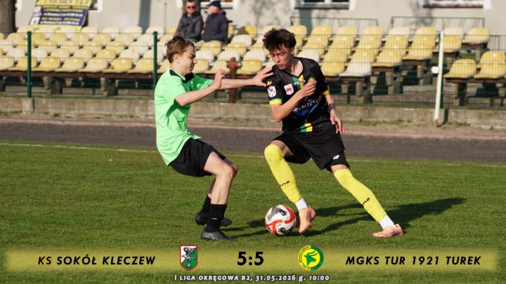 Sokół Kleczew- Tur 1921 Turek 5:5, b2