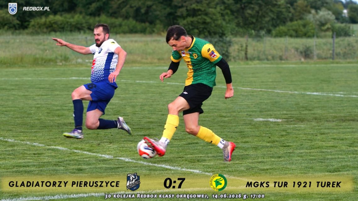 Gladiatorzy Pieruszyce- Tur 1921 Turek 0:7