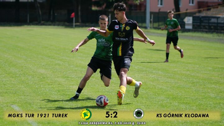 Tur 1921 Turek- Górnik Kłodawa 5:2