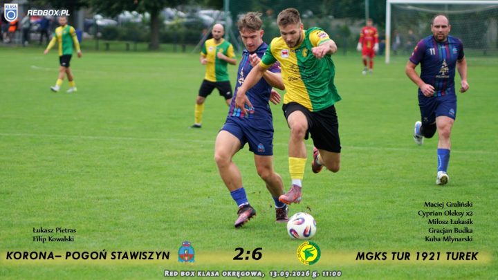 Korona- Pogoń Stawiszyn- Tur 1921 Turek 2:6