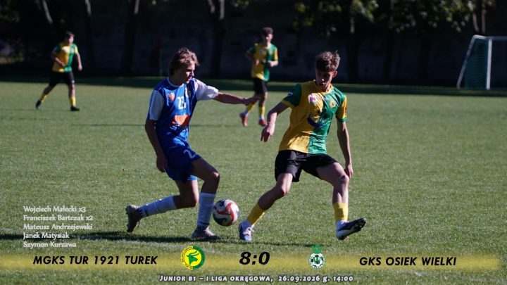 Tur 1921 Turek- GKS Osiek Wielki 8:0