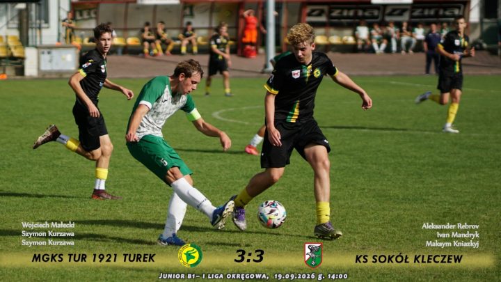 Tur 1921 Turek- Sokół Kleczew 3:3, b1