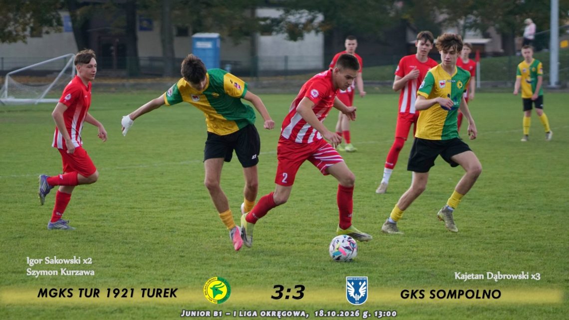 Tur 1921 Turek- GKS Sompolno 3:3, b1